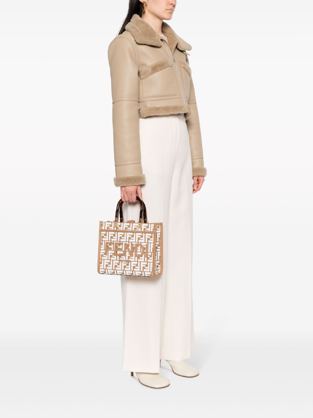 FENDI FENDI- Fendi Sunshine Small Tote Bag