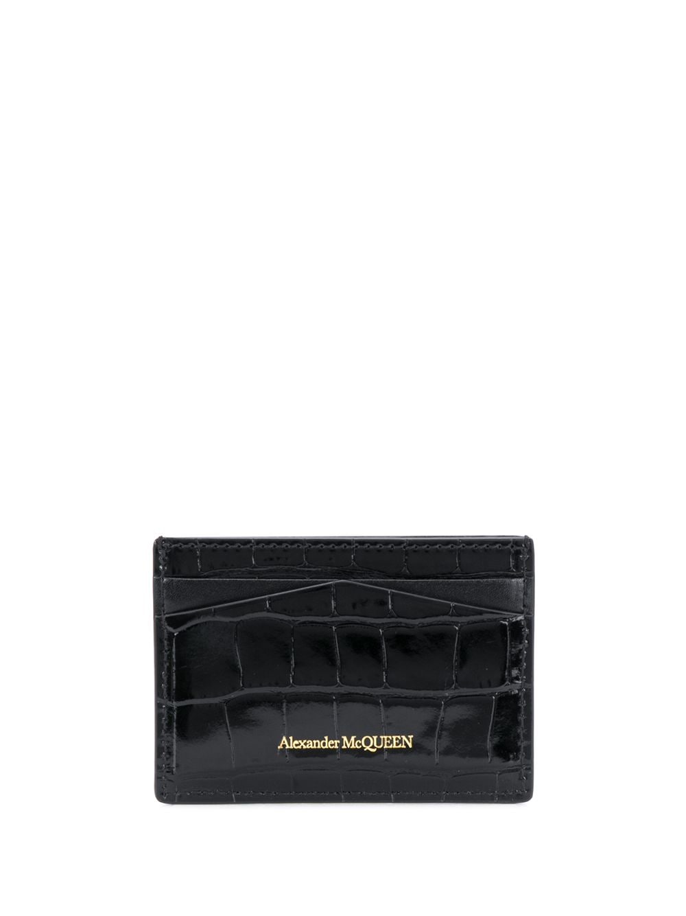 Alexander McQueen ALEXANDER MCQUEEN- Skull Leather Credit Card Case