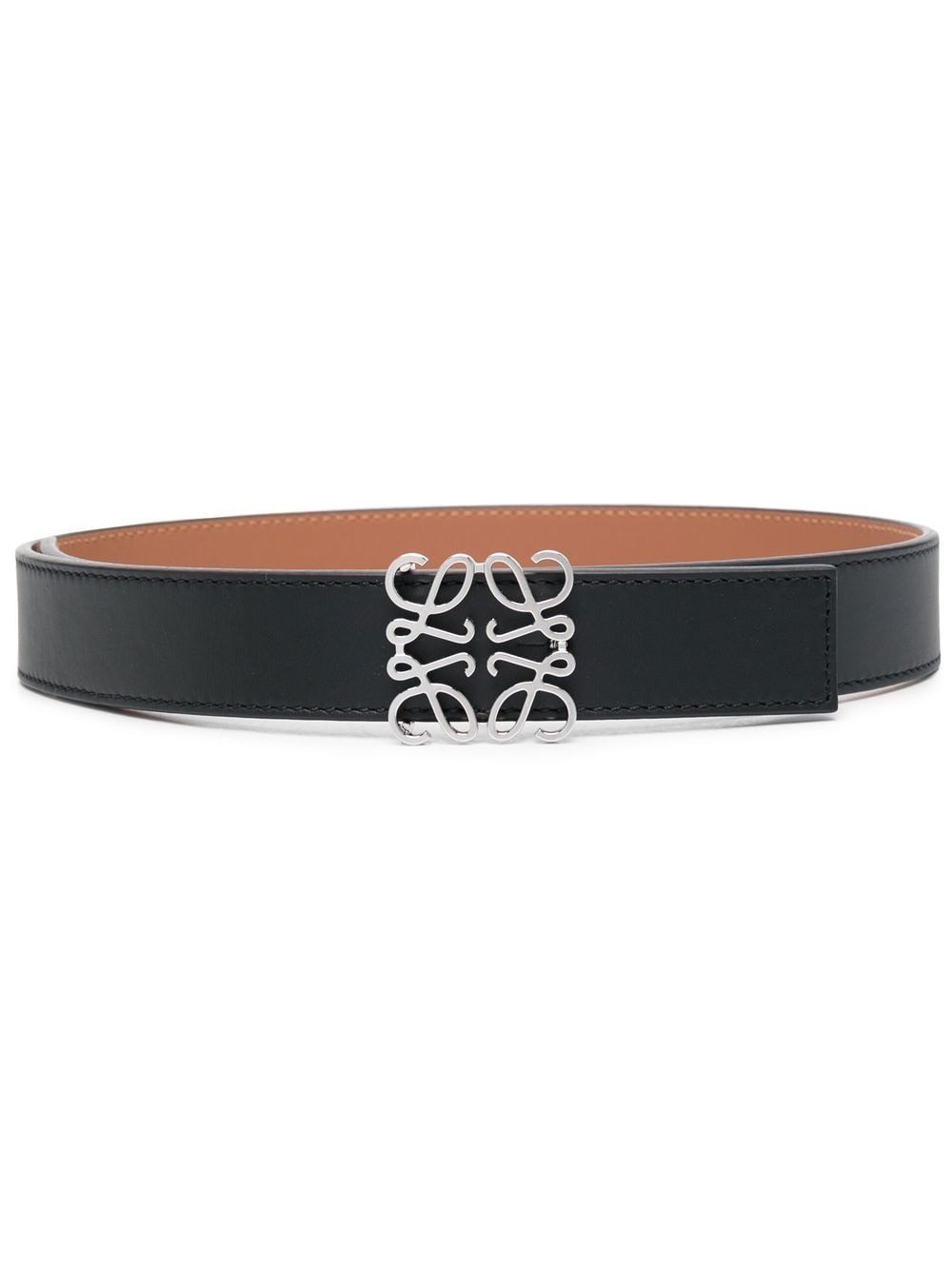 Loewe LOEWE- Anagram Reversible Leather Belt