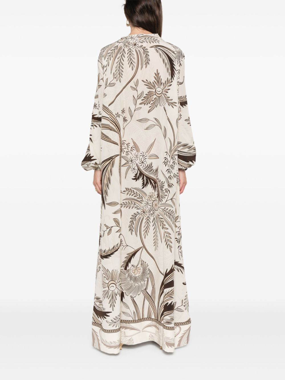 For restless sleepers FOR RESTLESS SLEEPERS- Printed Silk Dress