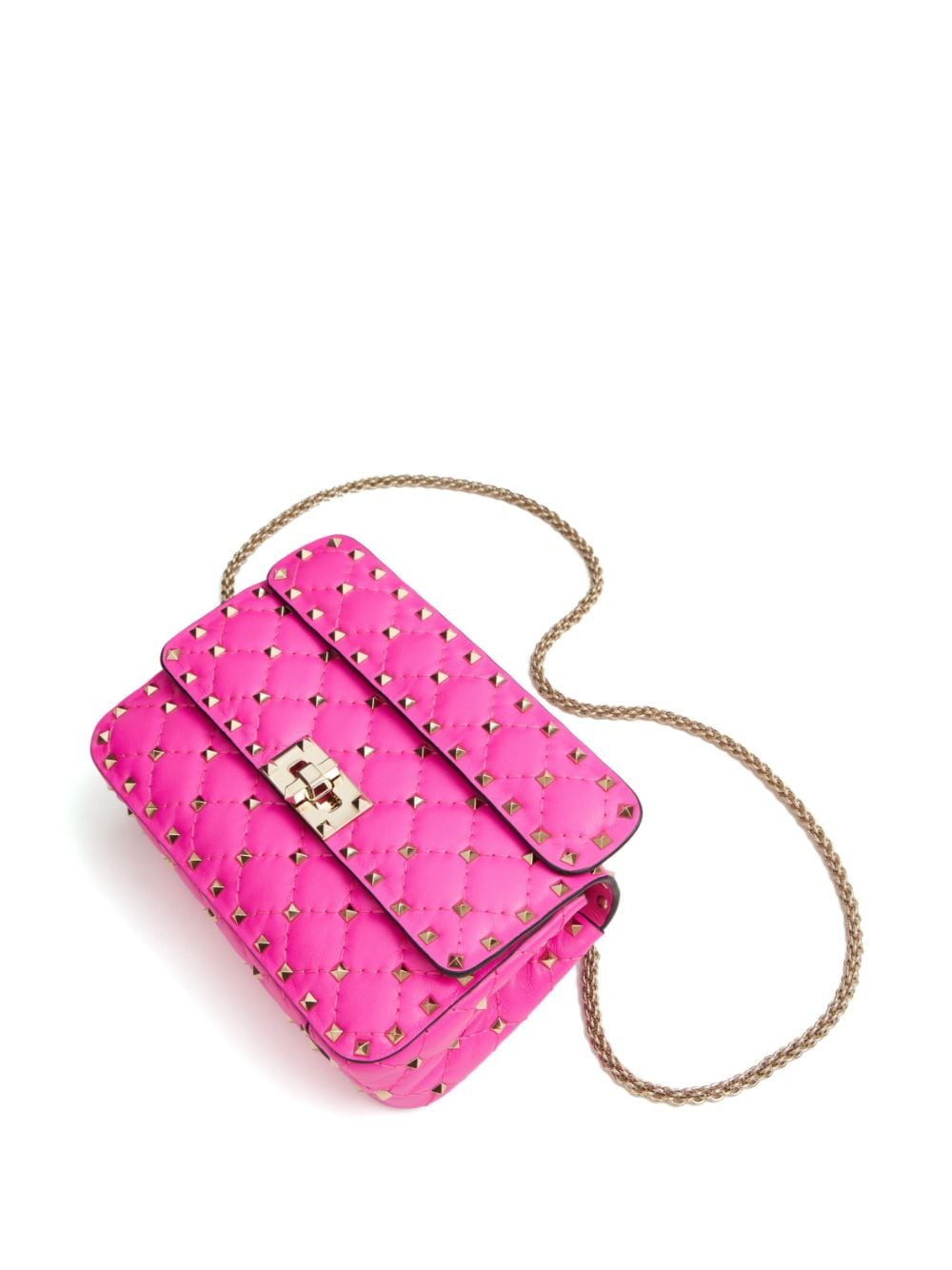 VALENTINO GARAVANI VALENTINO GARAVANI- Rockstud Spike Small Leather Shoulder Bag