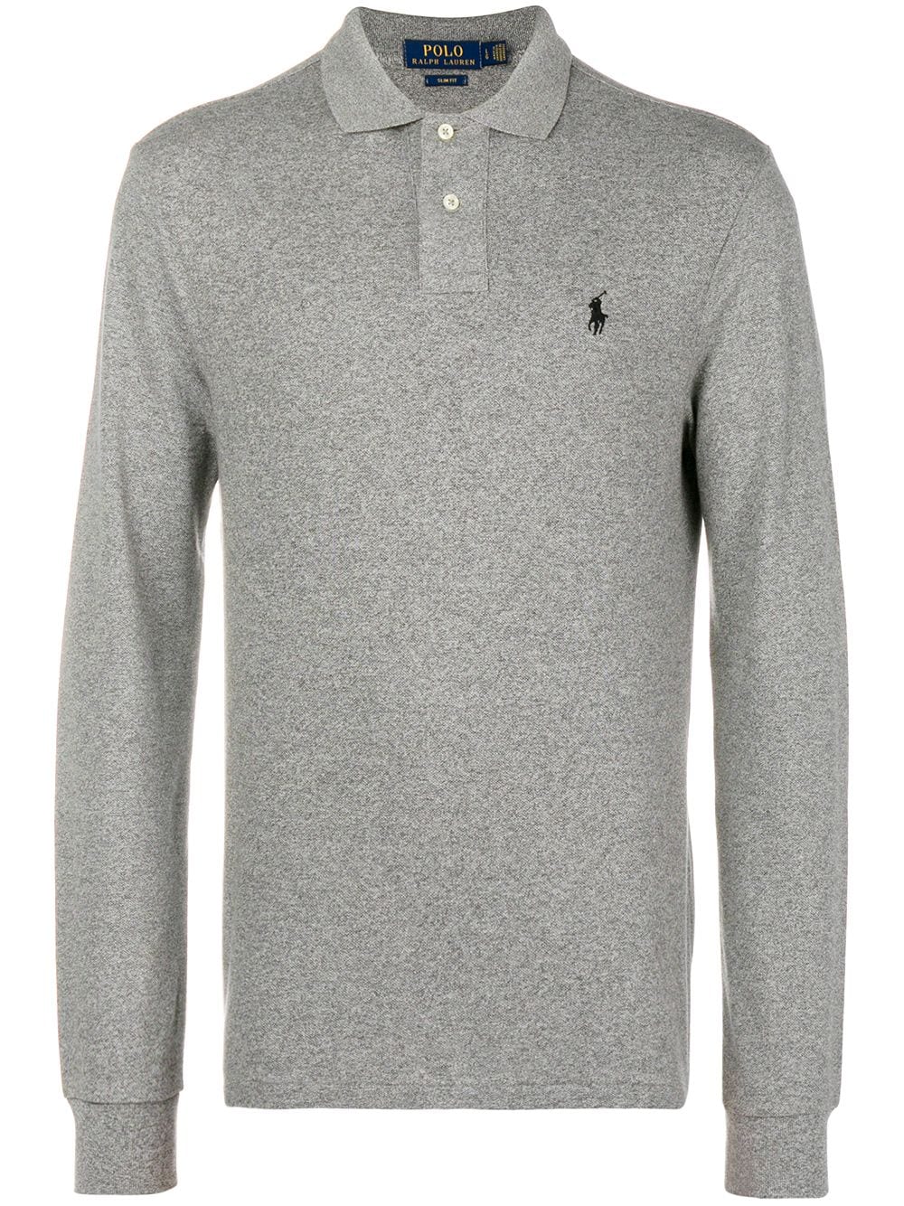 Polo Ralph Lauren POLO RALPH LAUREN- Logo Long Sleeve Polo Shirt