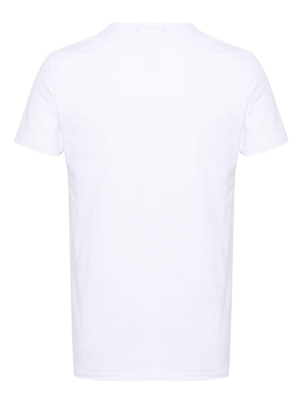 Versace VERSACE- Logo Organic Cotton T-shirt