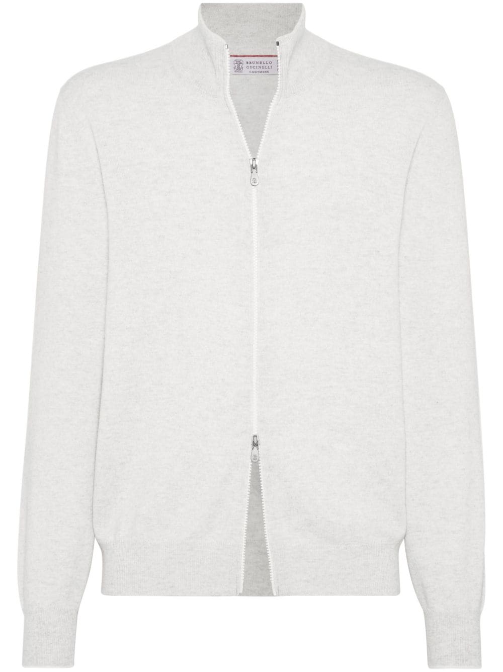 Brunello Cucinelli BRUNELLO CUCINELLI- Cashmere Zipped Cardigan