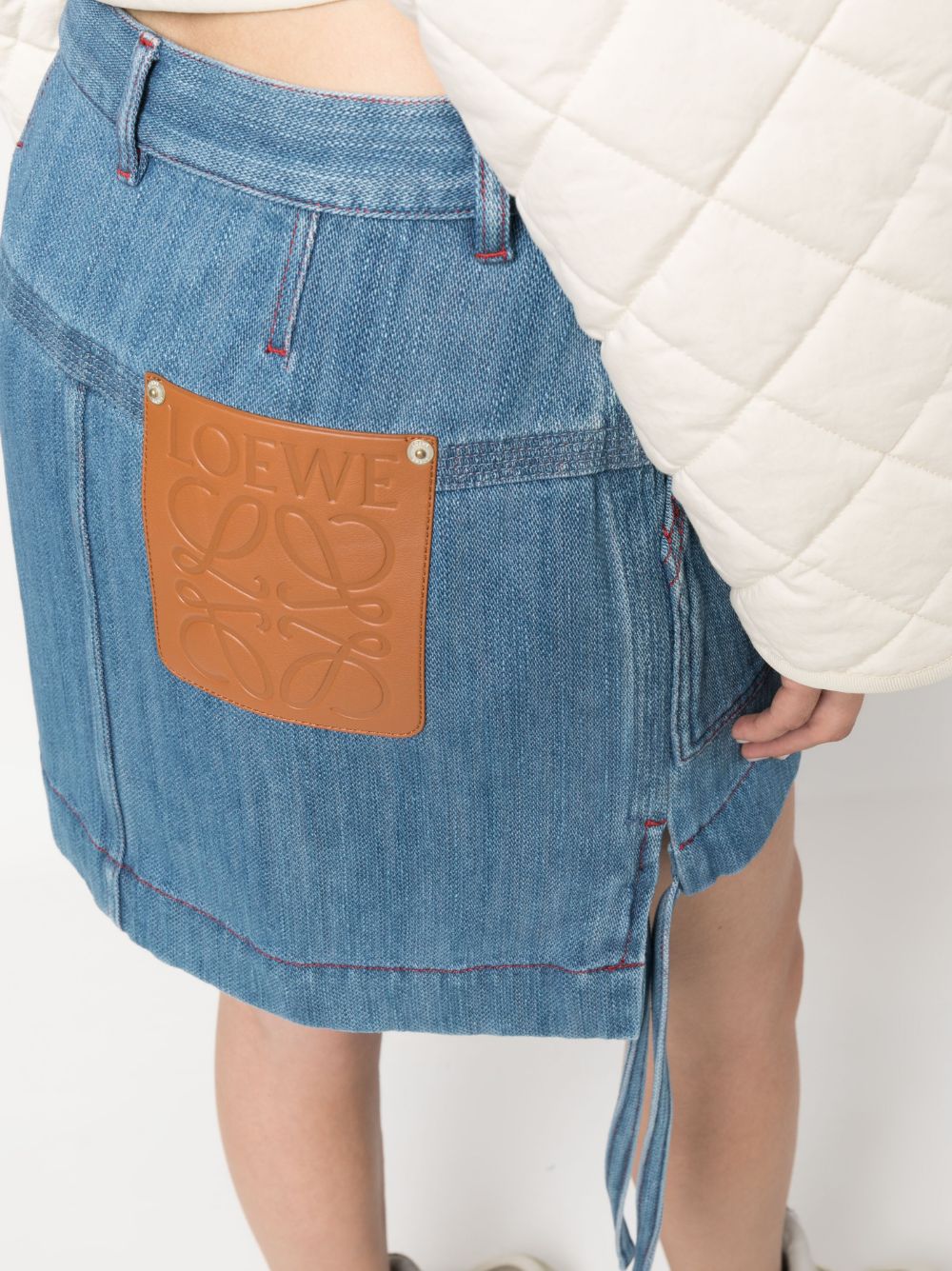 Loewe LOEWE- Denim Mini Skirt