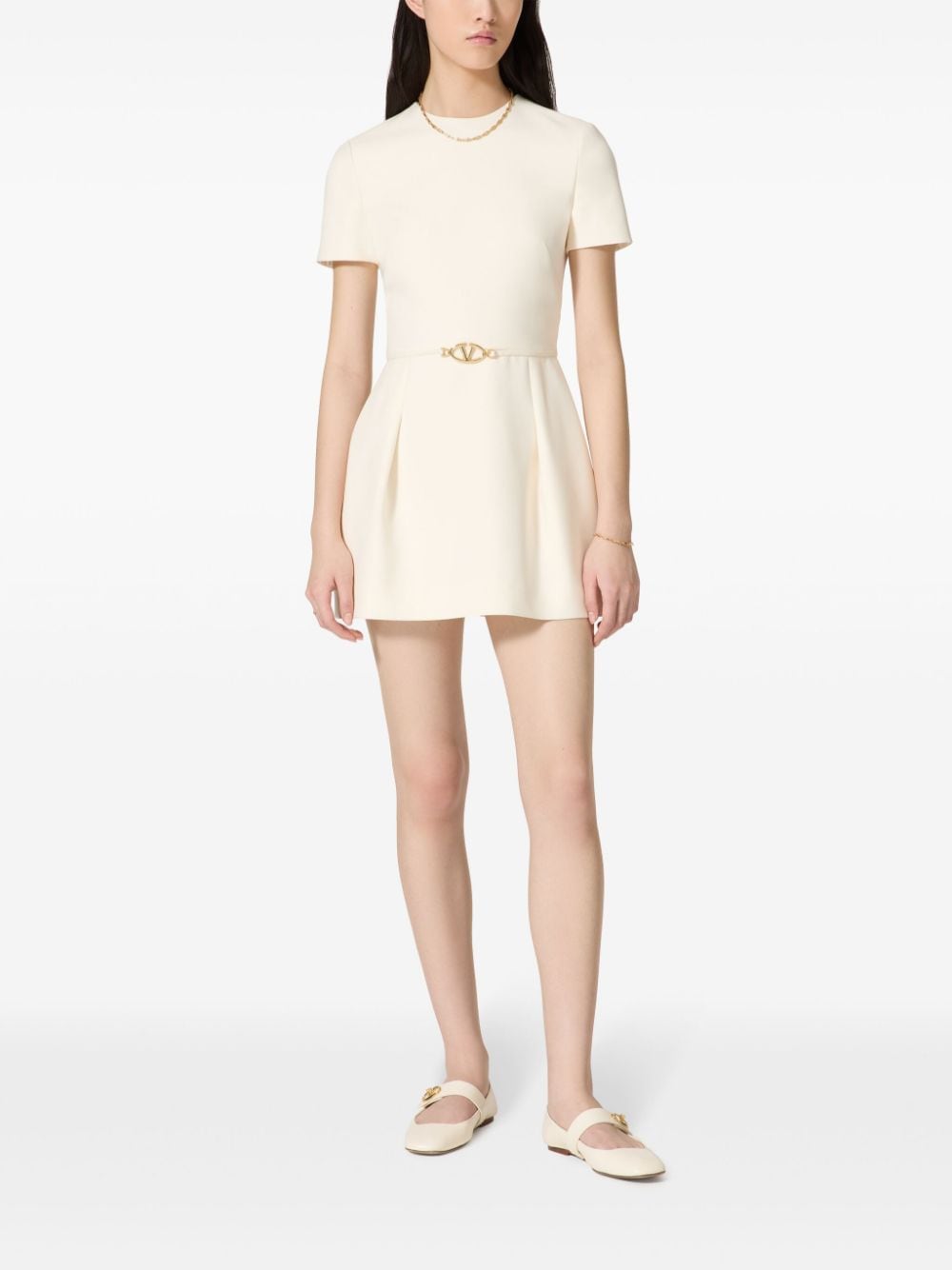 Valentino VALENTINO- Wool And Silk Blend Mini Dress