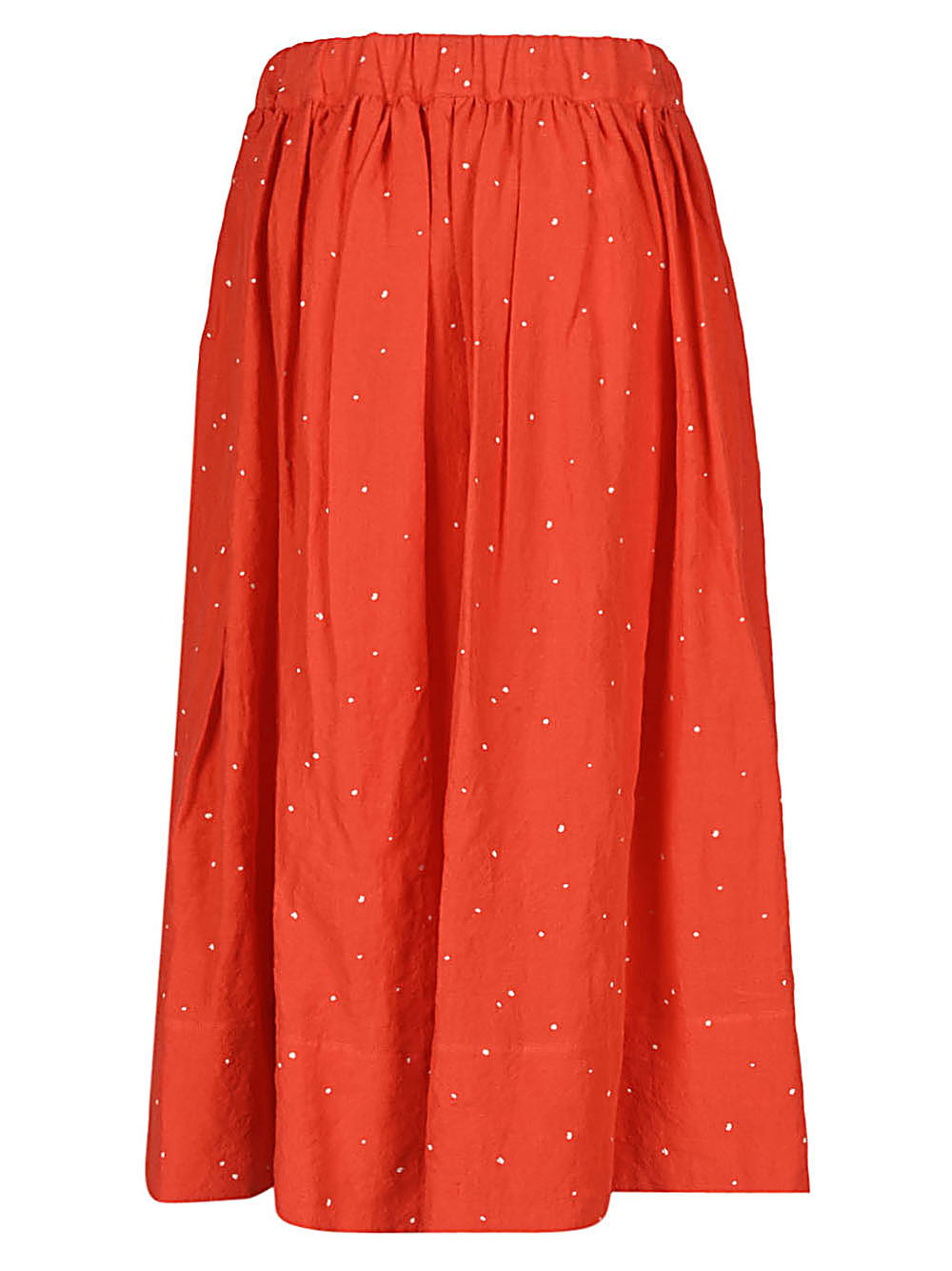 Apuntob APUNTOB- Cotton Pois Midi Skirt