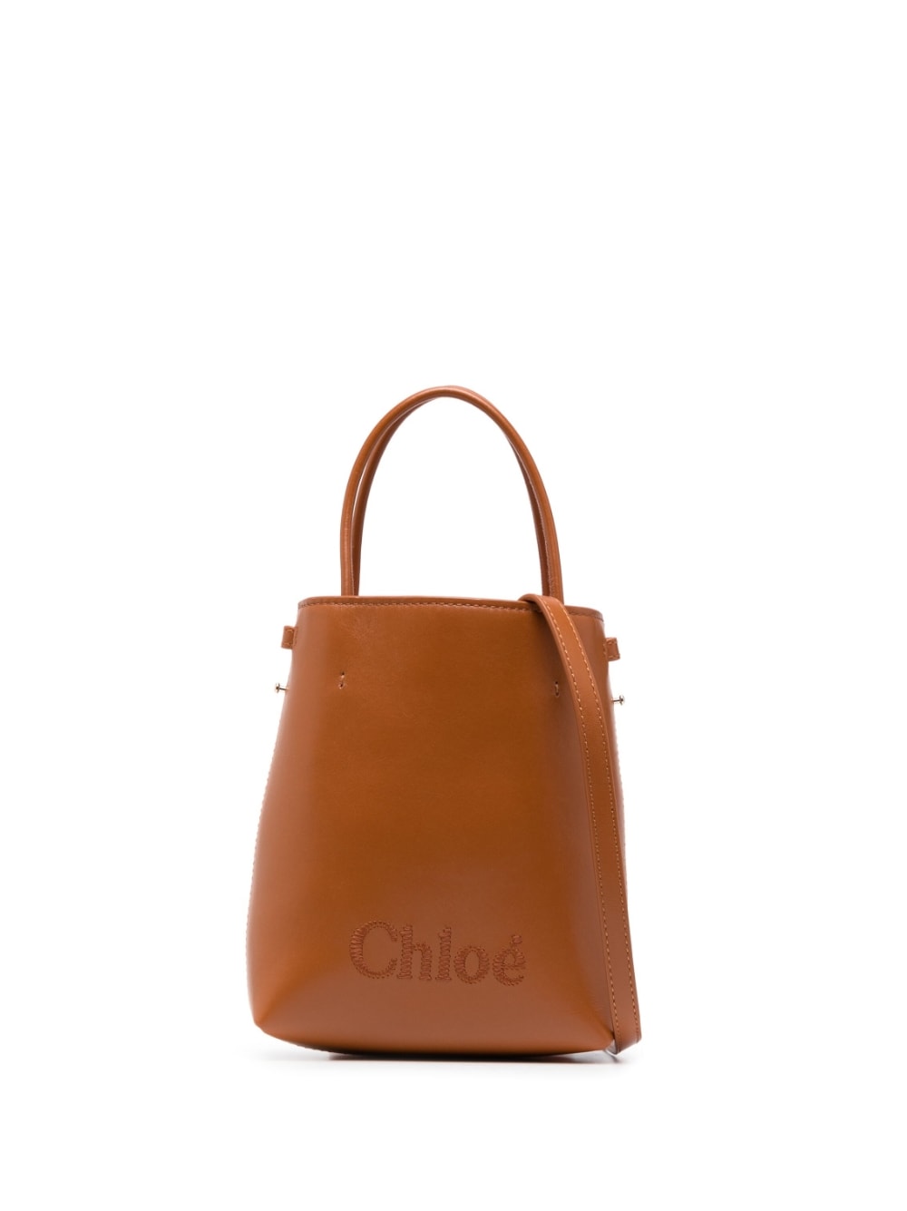 Chloé CHLOÉ- Chloé Sense Micro Leather Bucket Bag