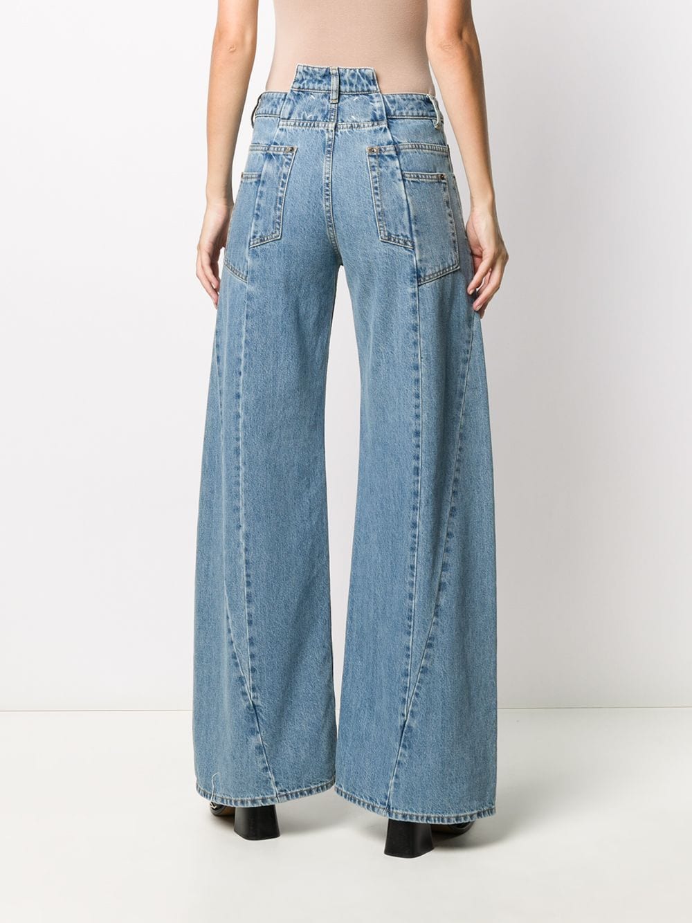 Maison Margiela MAISON MARGIELA- Cut-out Flared Jeans