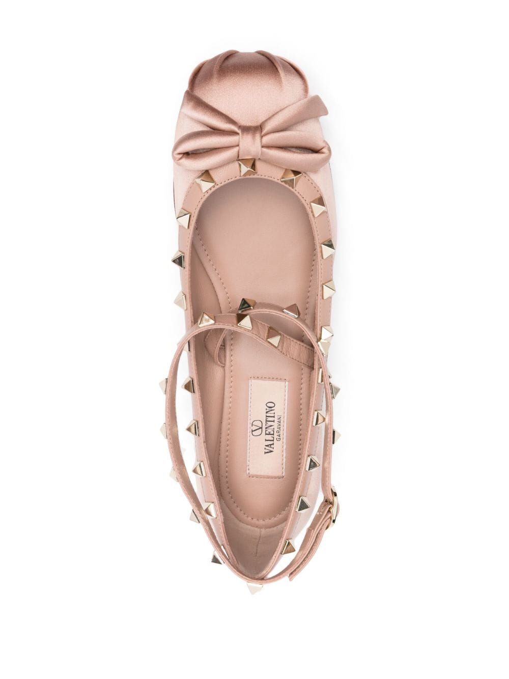 VALENTINO GARAVANI VALENTINO GARAVANI- Rockstud Leather Ballet Flats