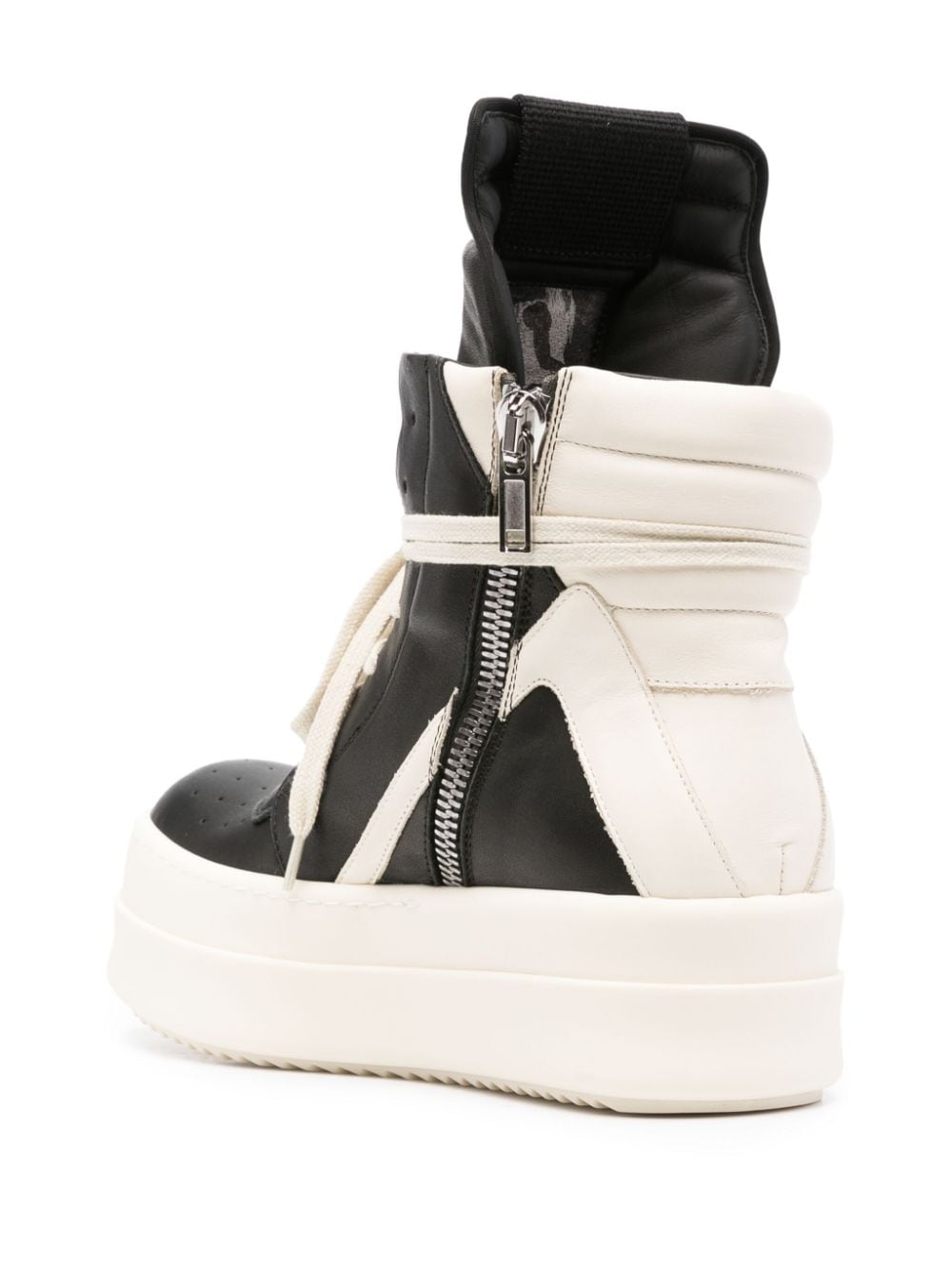 Rick Owens RICK OWENS- Geobasket Leather Sneakers