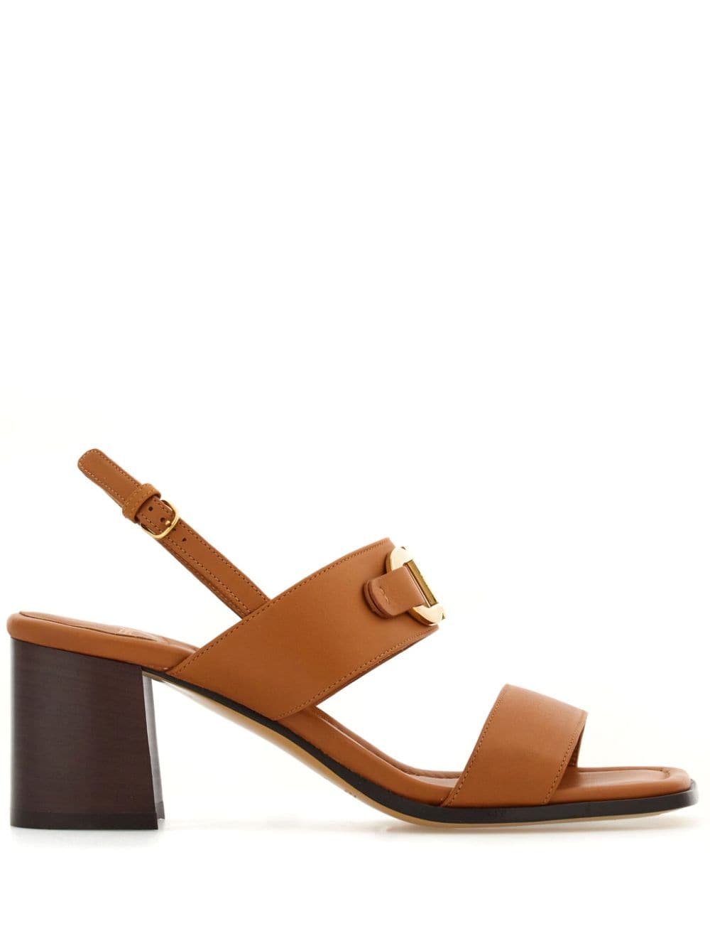 Ferragamo FERRAGAMO- Gancini Leather Sandals