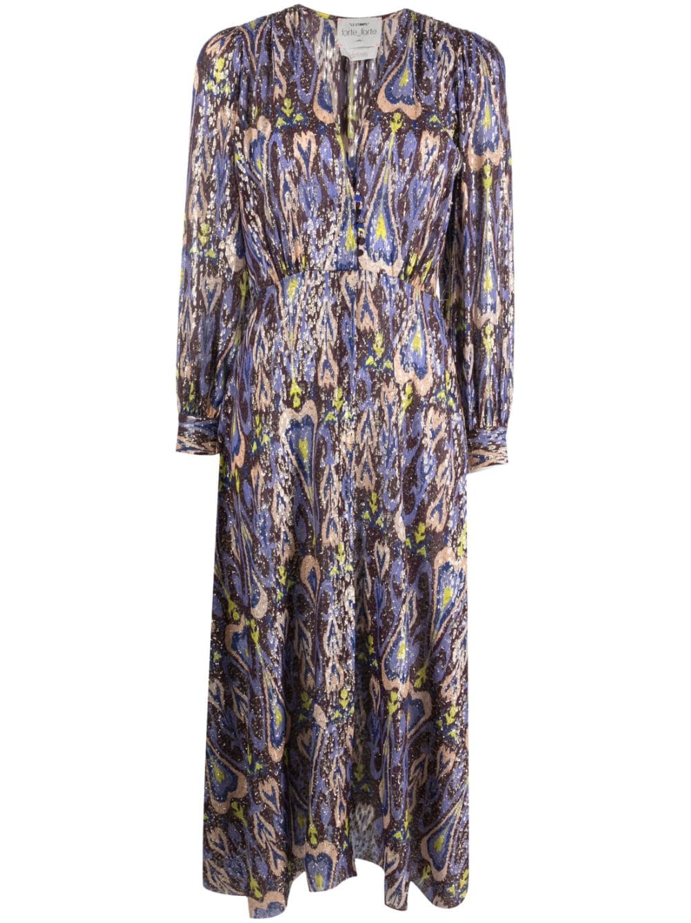 Forte Forte FORTE FORTE- Printed Silk Blend Long Dress