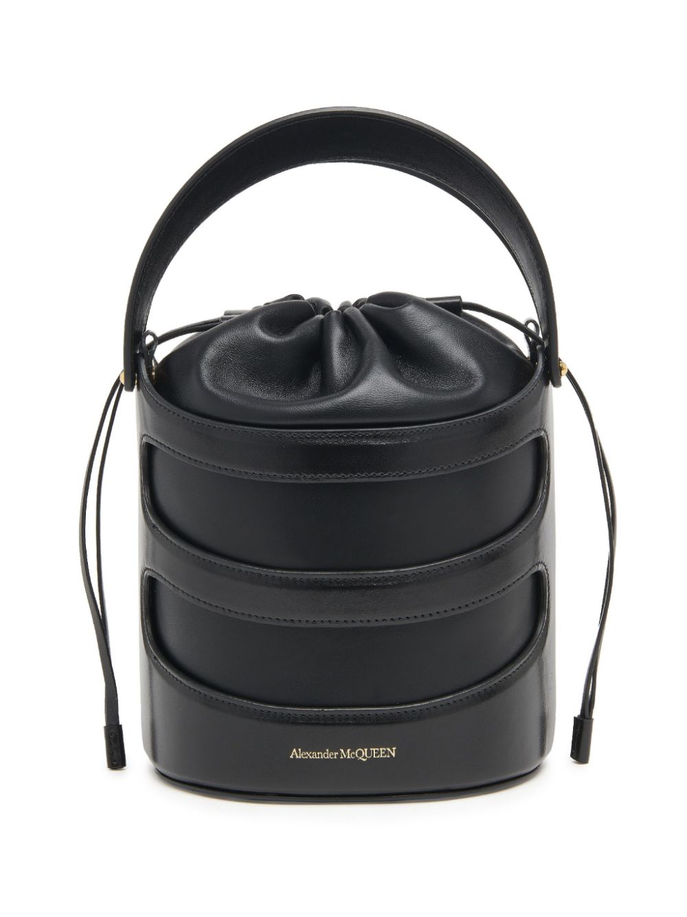 Alexander McQueen ALEXANDER MCQUEEN- The Rise Leather Bucket Bag