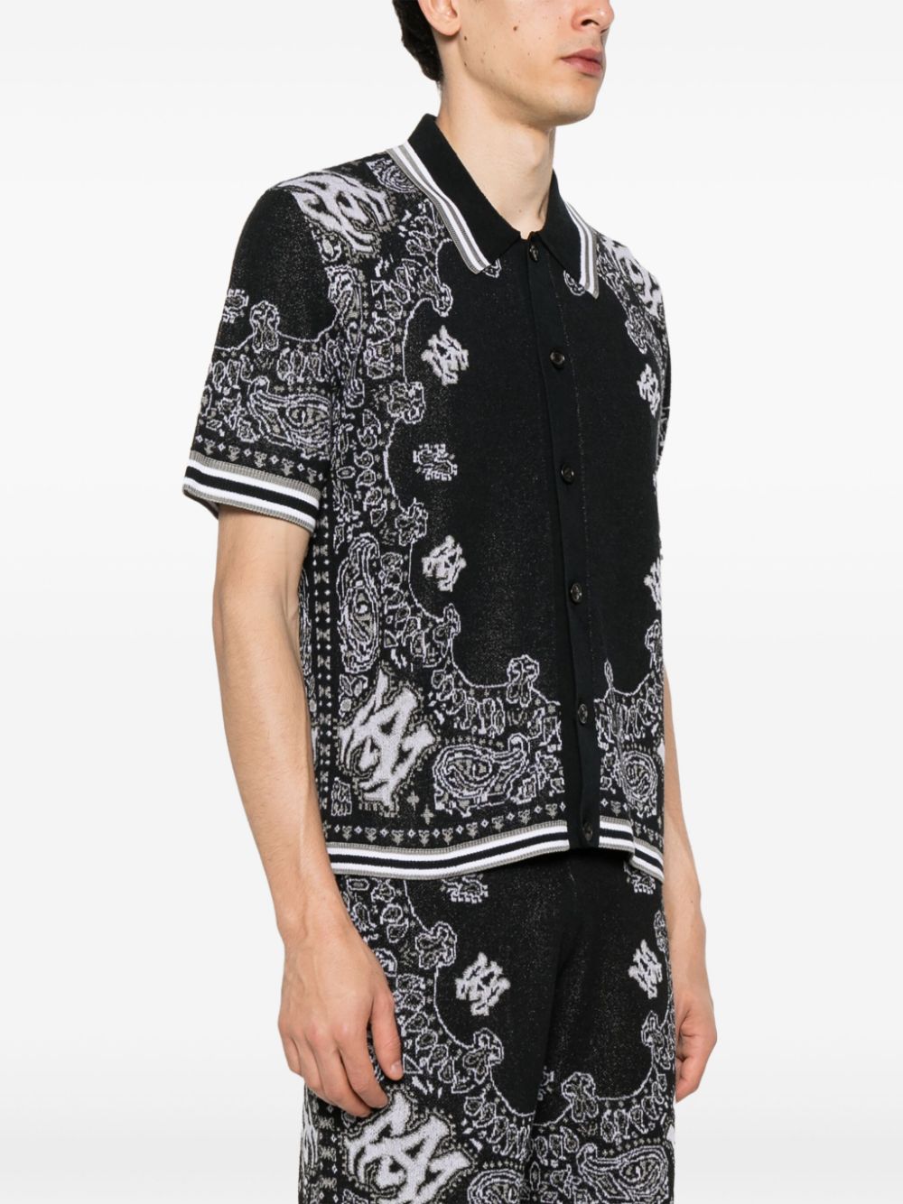 Amiri AMIRI- Cotton Polo Shirt With Print