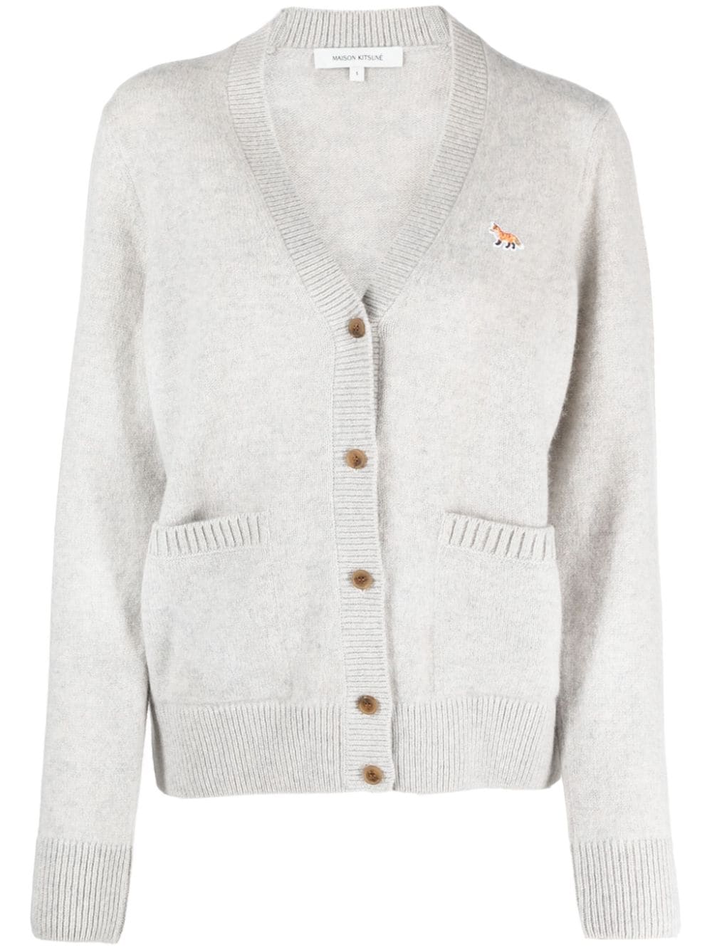  MAISON KITSUNE'- Baby Fox Wool Cardigan