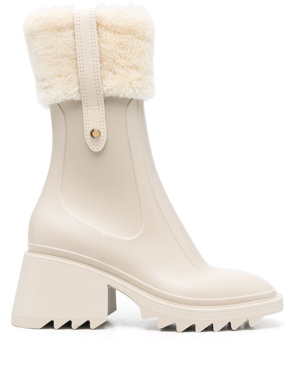 Chloé CHLOÉ- Betty Heeled Rubber Rain Boots