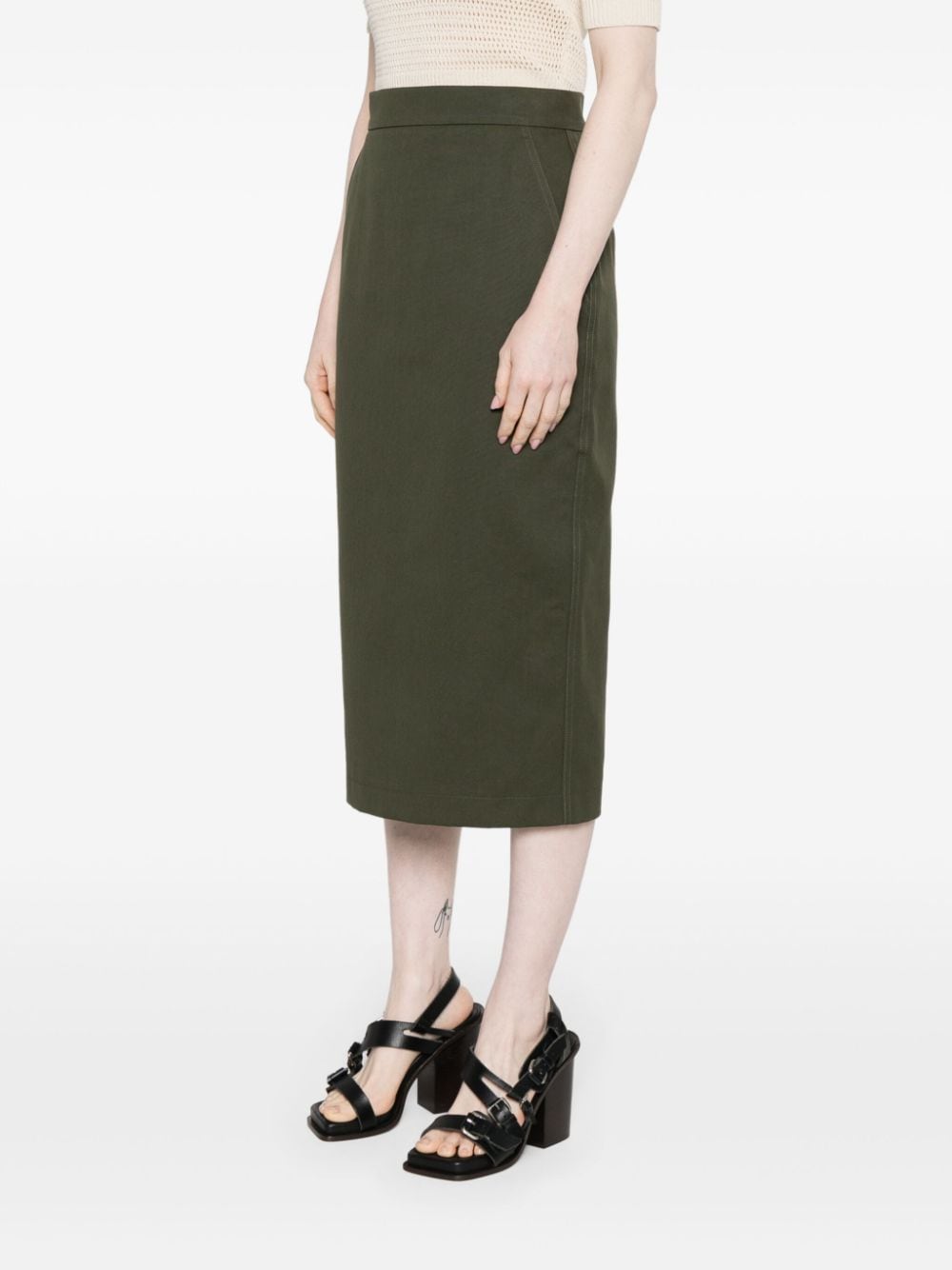 Max Mara MAX MARA- Cotton Midi Skirt