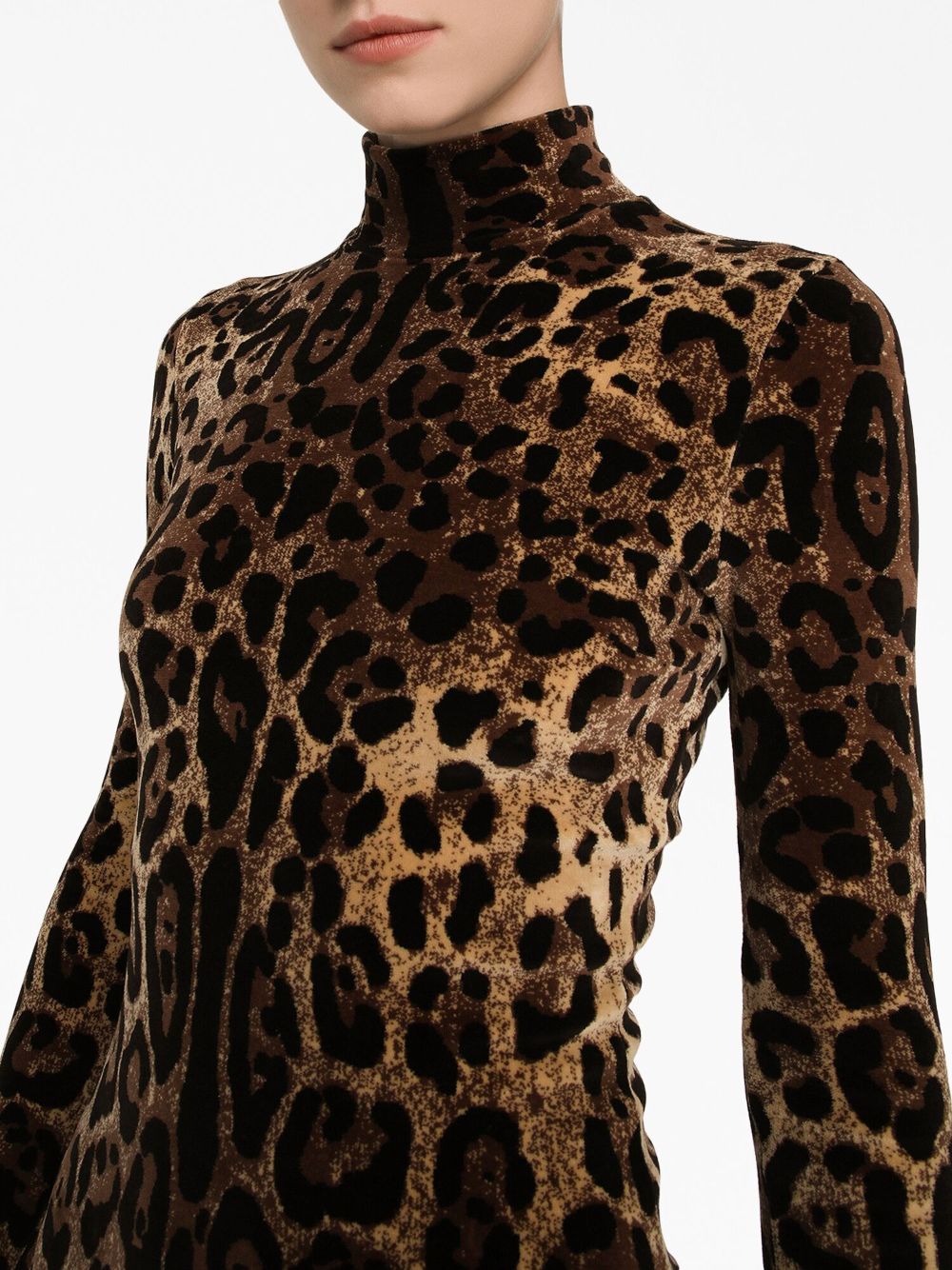 Dolce & Gabbana DOLCE & GABBANA- Leopard Print Chenille Jumpsuit