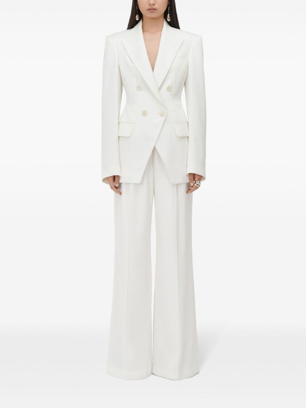 Alexander McQueen ALEXANDER MCQUEEN- Twill Tailored Trousers