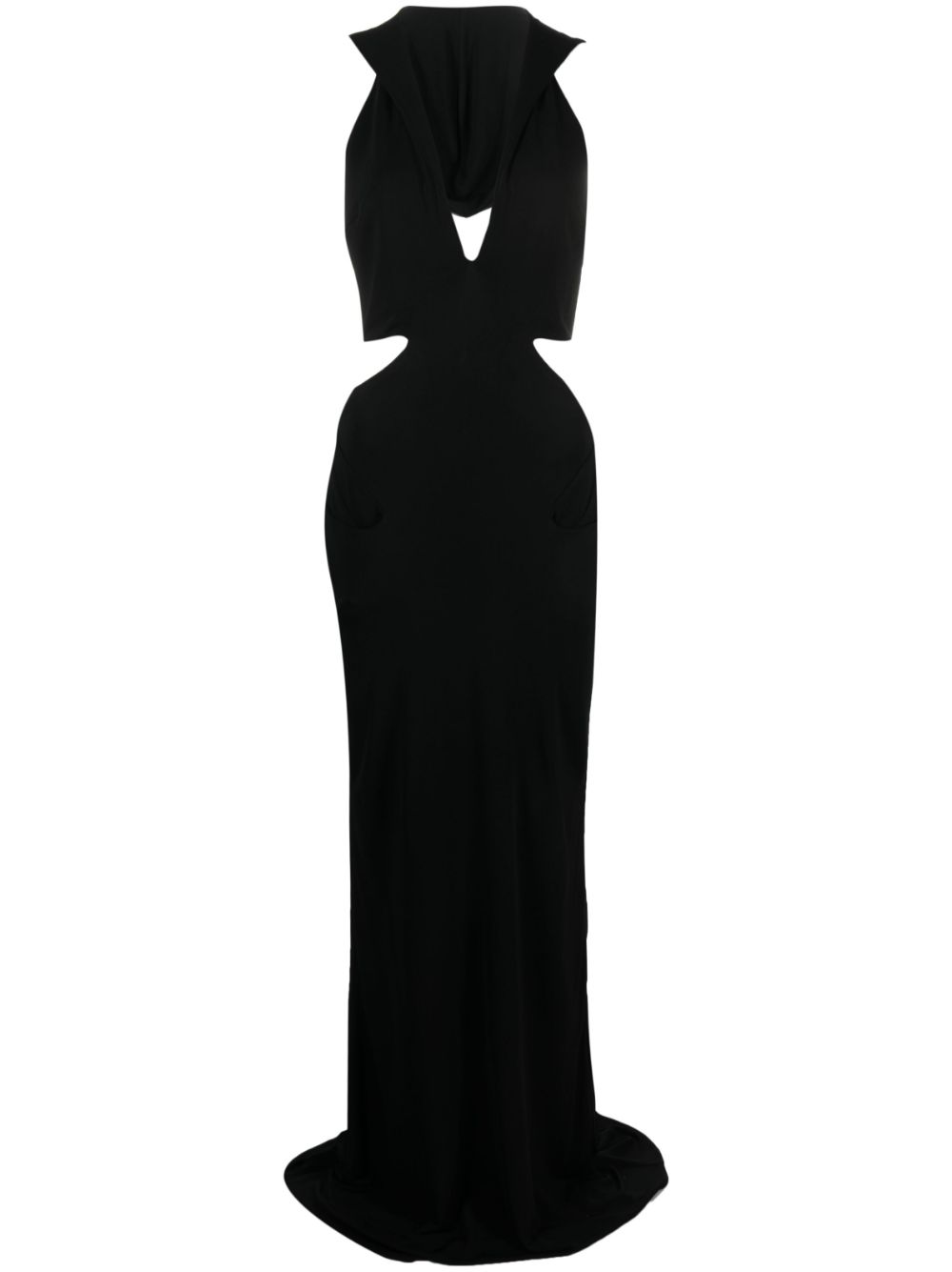 Tom Ford TOM FORD- Hooded Crepe Jersey Evening Dress