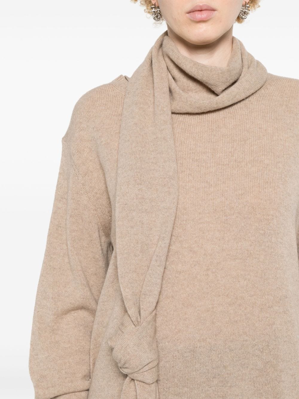 Stella McCartney STELLA MCCARTNEY- Cashmere Scarf Jumper