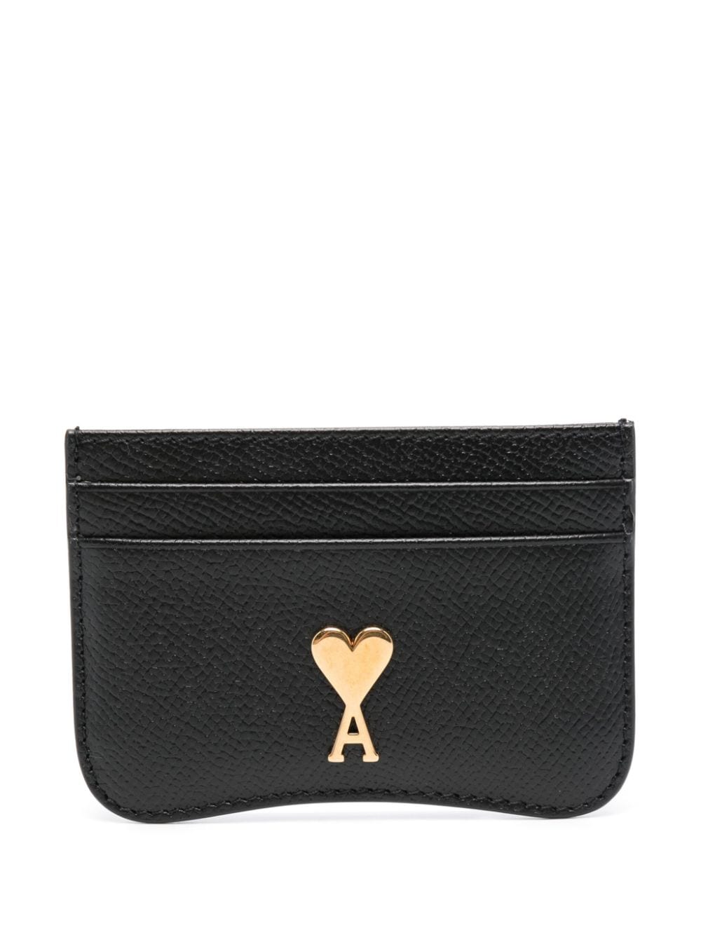 Ami Paris AMI PARIS- Leather Credit Card Holder