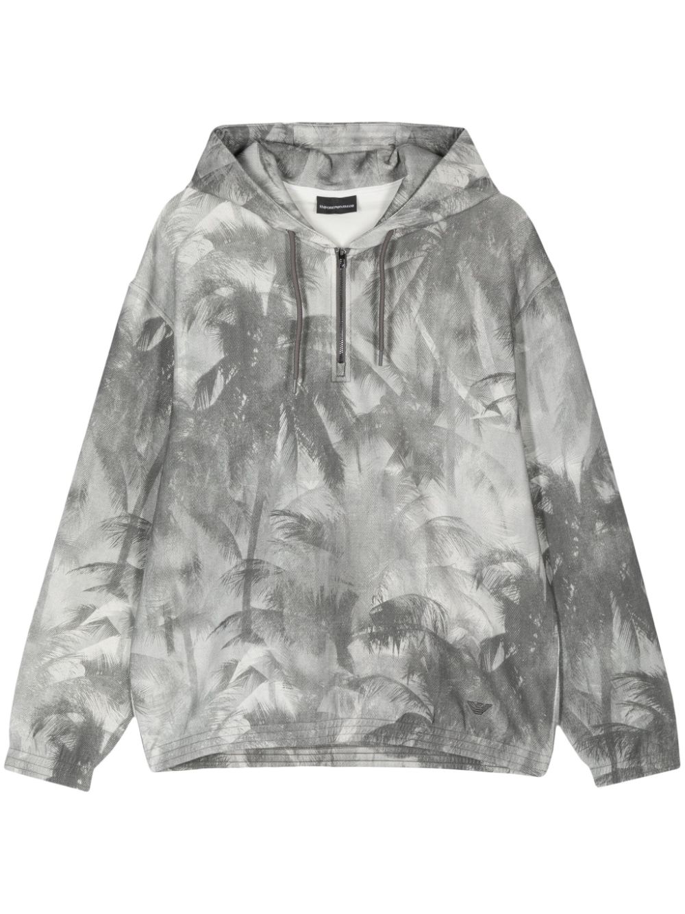 Emporio Armani EMPORIO ARMANI- Printed Cotton Hoodie