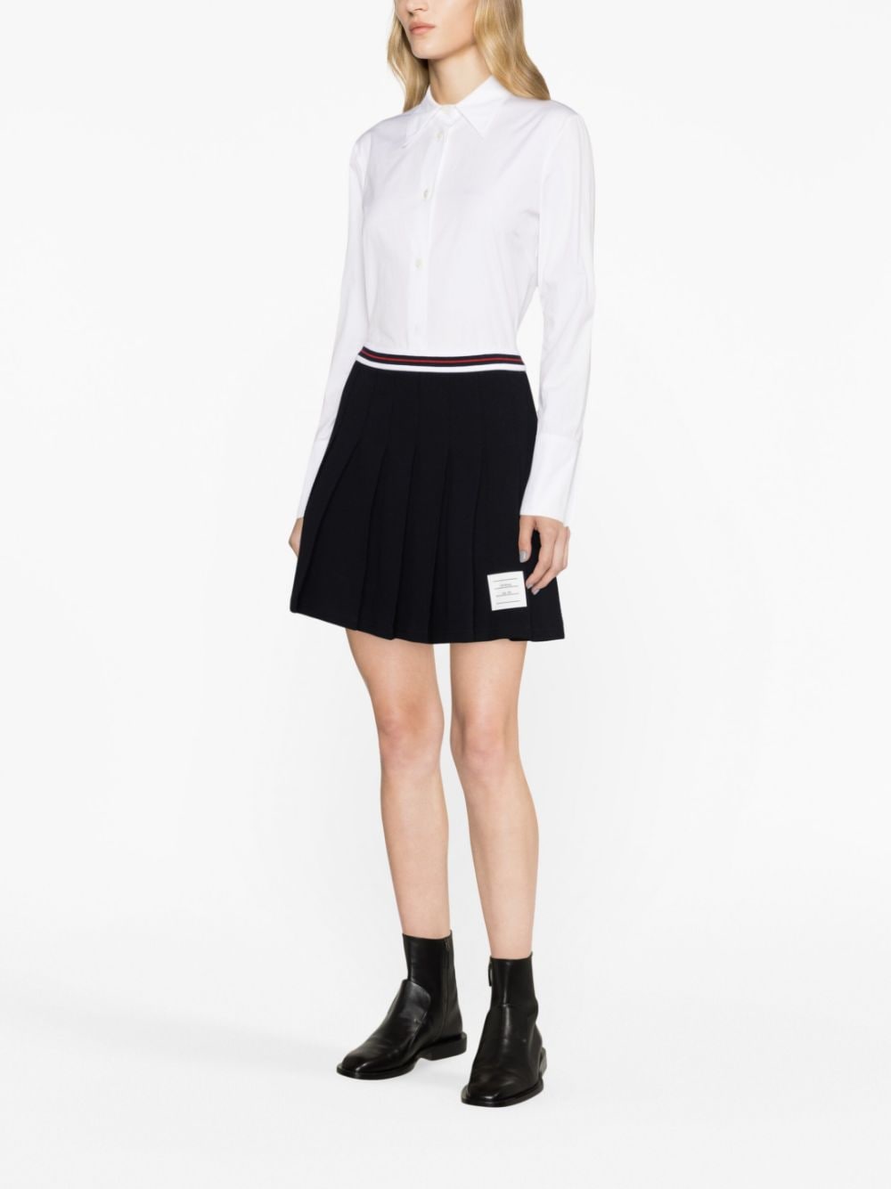 Thom Browne THOM BROWNE- Pleatet Mini Skirt