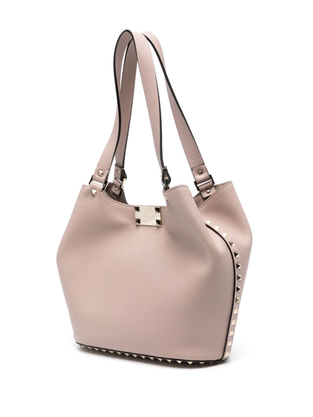 VALENTINO GARAVANI VALENTINO GARAVANI- Rockstud Small Leather Tote Bag