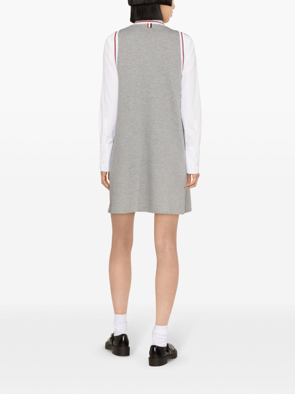 Thom Browne THOM BROWNE- Rwb Cotton Tennis Dress