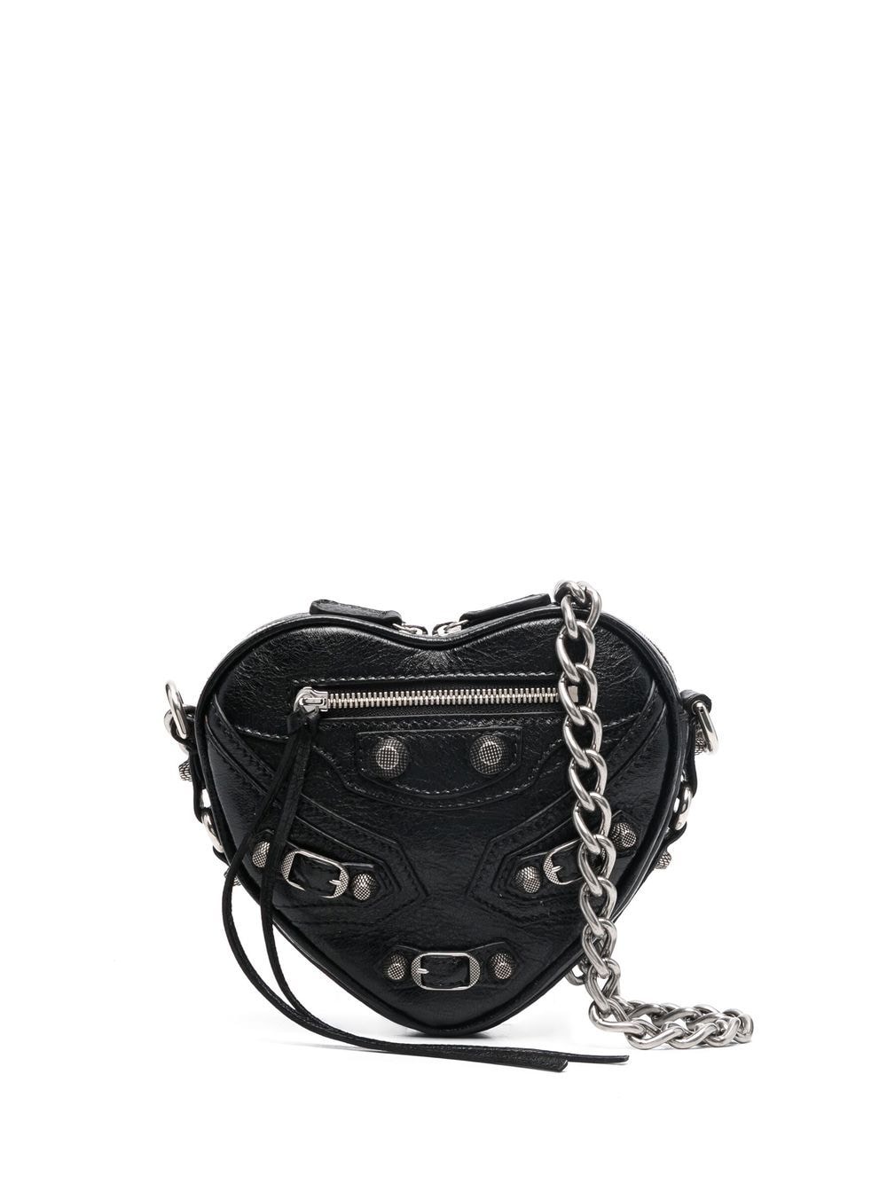 Balenciaga BALENCIAGA- Le Cagole Heart Leather Mini Bag