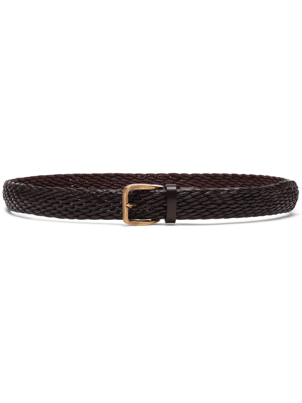 Brunello Cucinelli BRUNELLO CUCINELLI- Leathre Weaved Belt