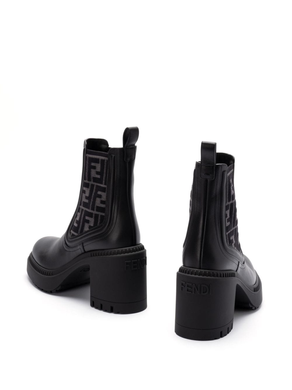 FENDI FENDI- Domino Leather Boots