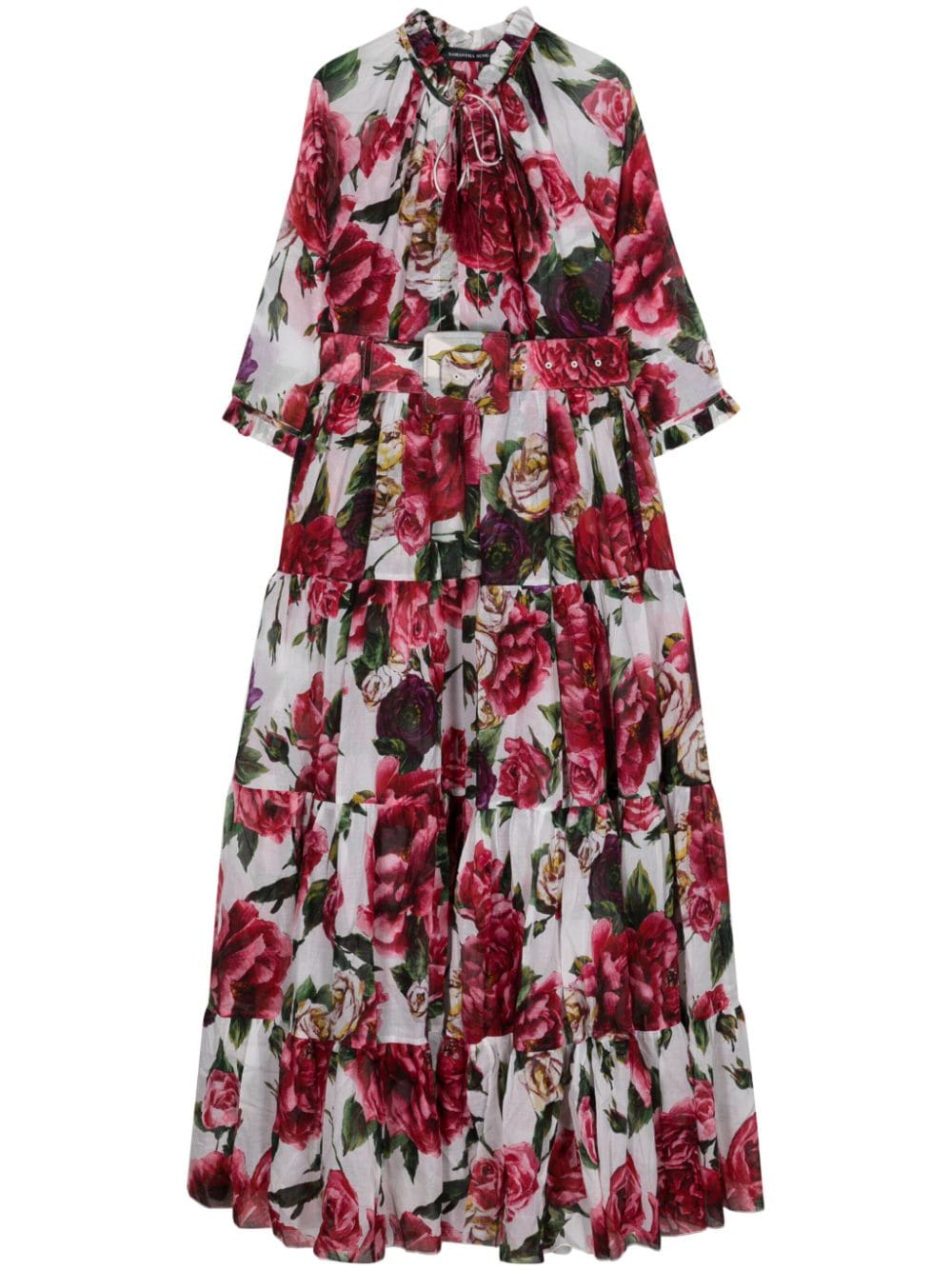 Samantha Sung SAMANTHA SUNG- Floral Print Long Dress