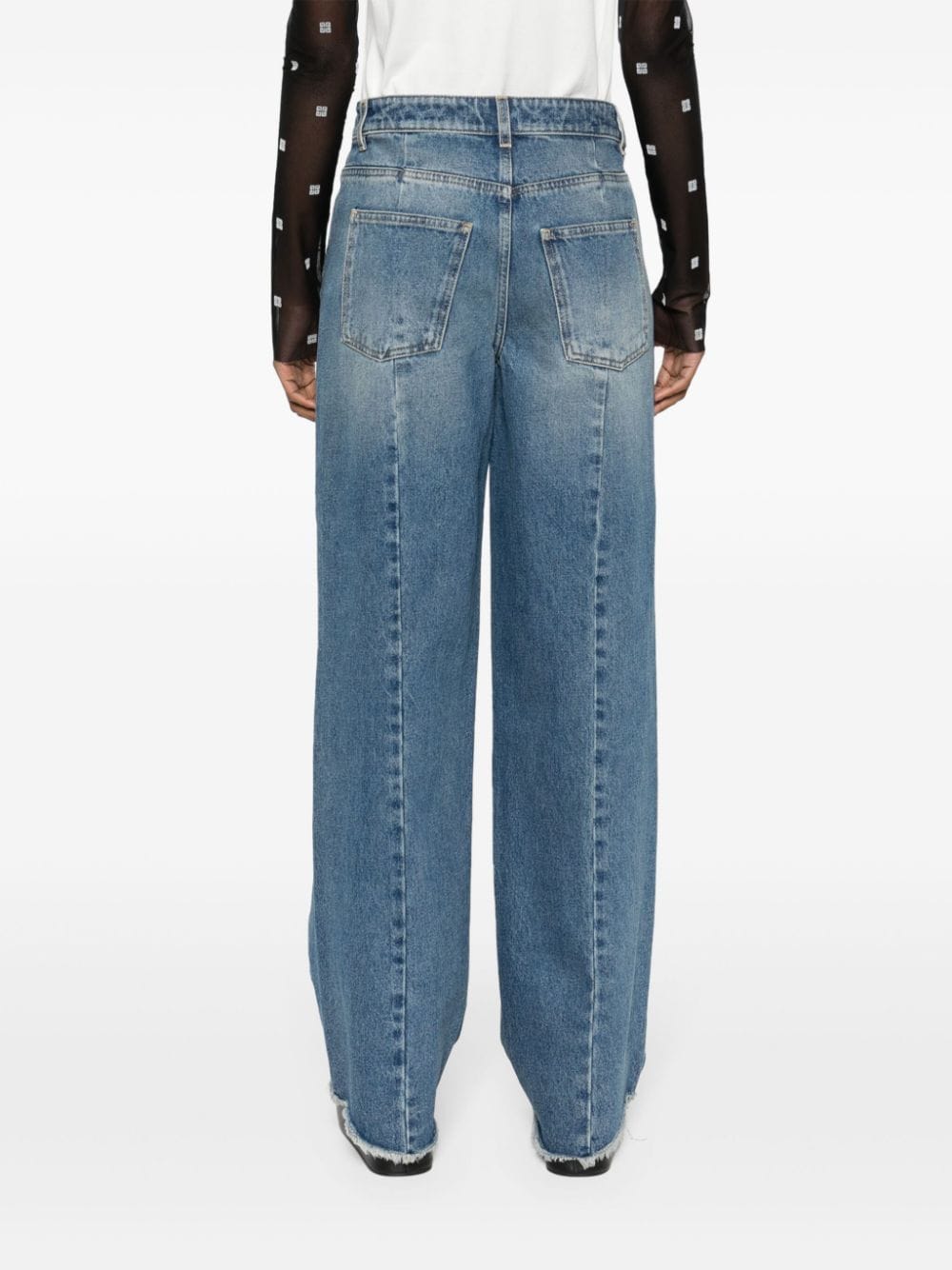 Givenchy GIVENCHY- Wide Leg Denim Jeans