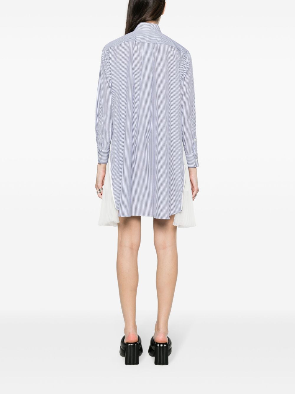 Sacai SACAI- Striped Cotton Shirt Dress