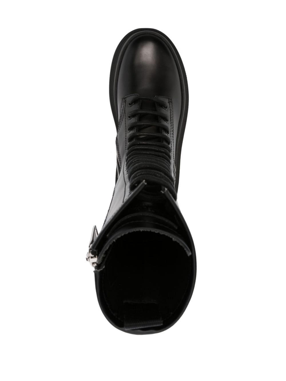 Dolce & Gabbana DOLCE & GABBANA- Platform Leather Combat Boots