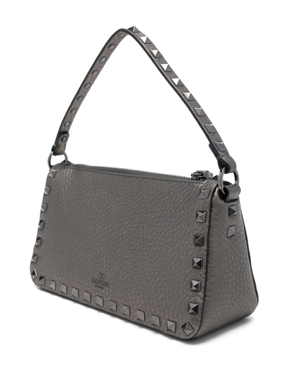 VALENTINO GARAVANI VALENTINO GARAVANI- Rockstud Small Laminated Leather Shoulder Bag