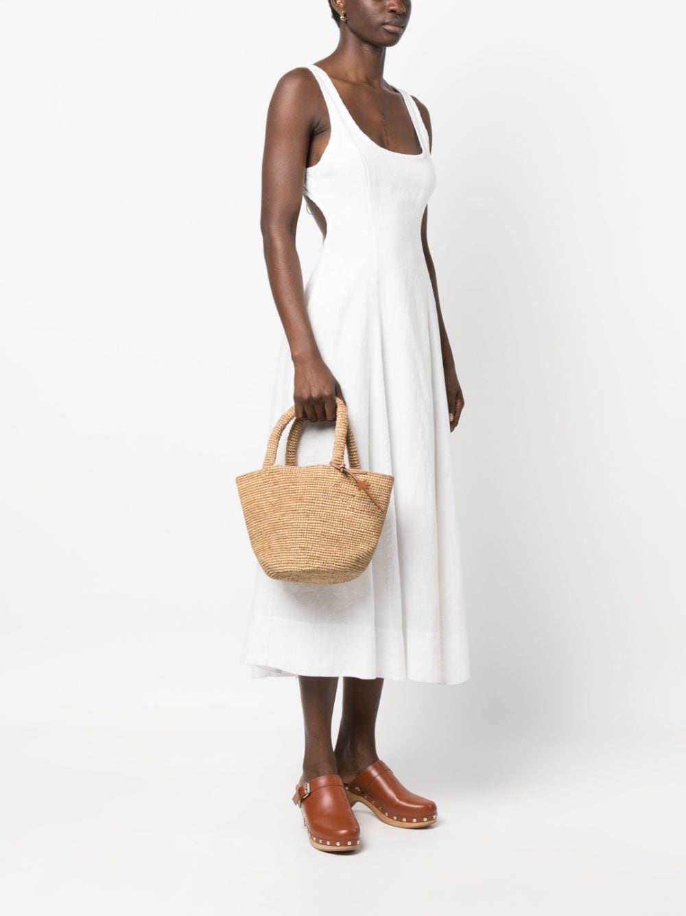 Manebi MANEBI- Summer Medium Raffia Tote Bag