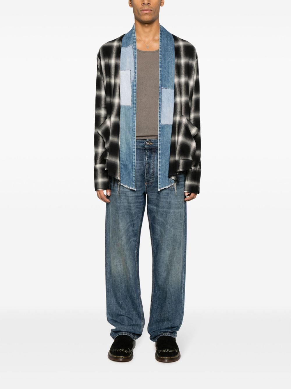 Greg Lauren GREG LAUREN- Checked Jacket