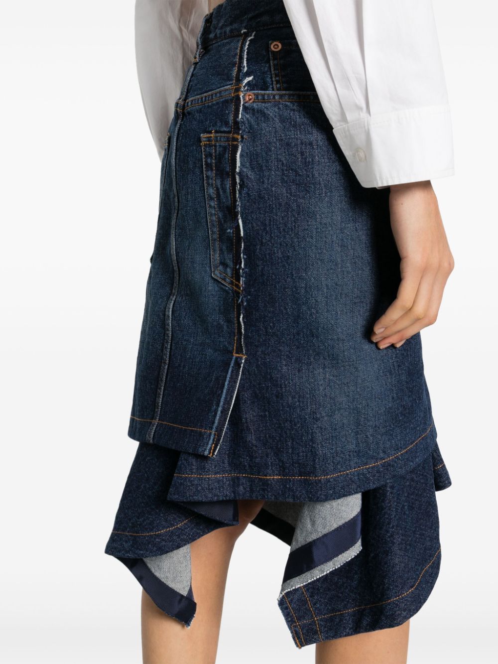 Sacai SACAI- Denim Mini Skirt