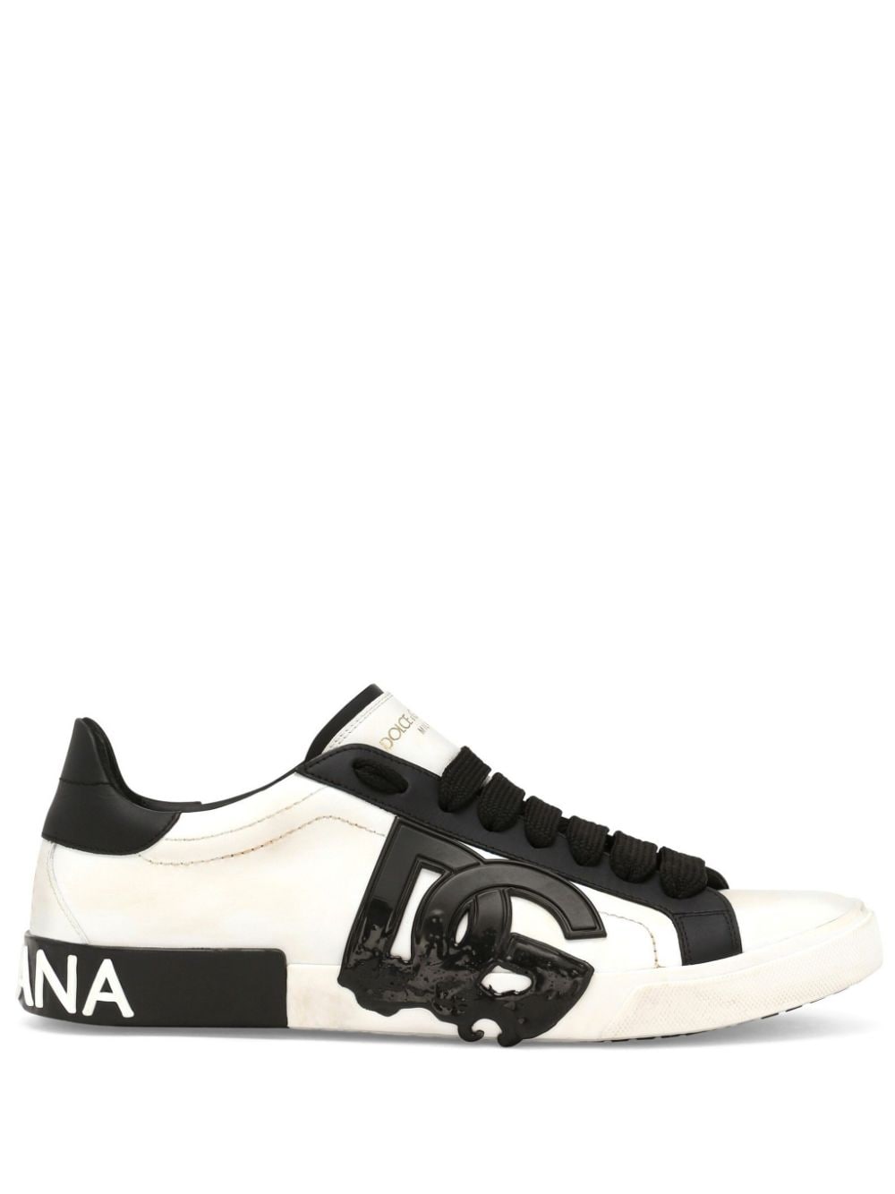 Dolce & Gabbana DOLCE & GABBANA- Portofino Leather Sneakers