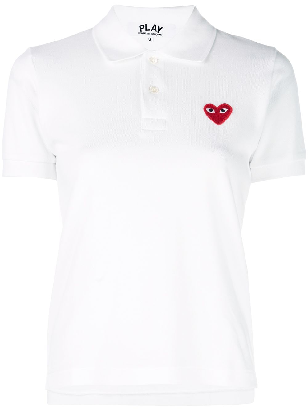 Comme Des Garçons Play COMME DES GARCONS PLAY- Logo Cotton Polo Shirt