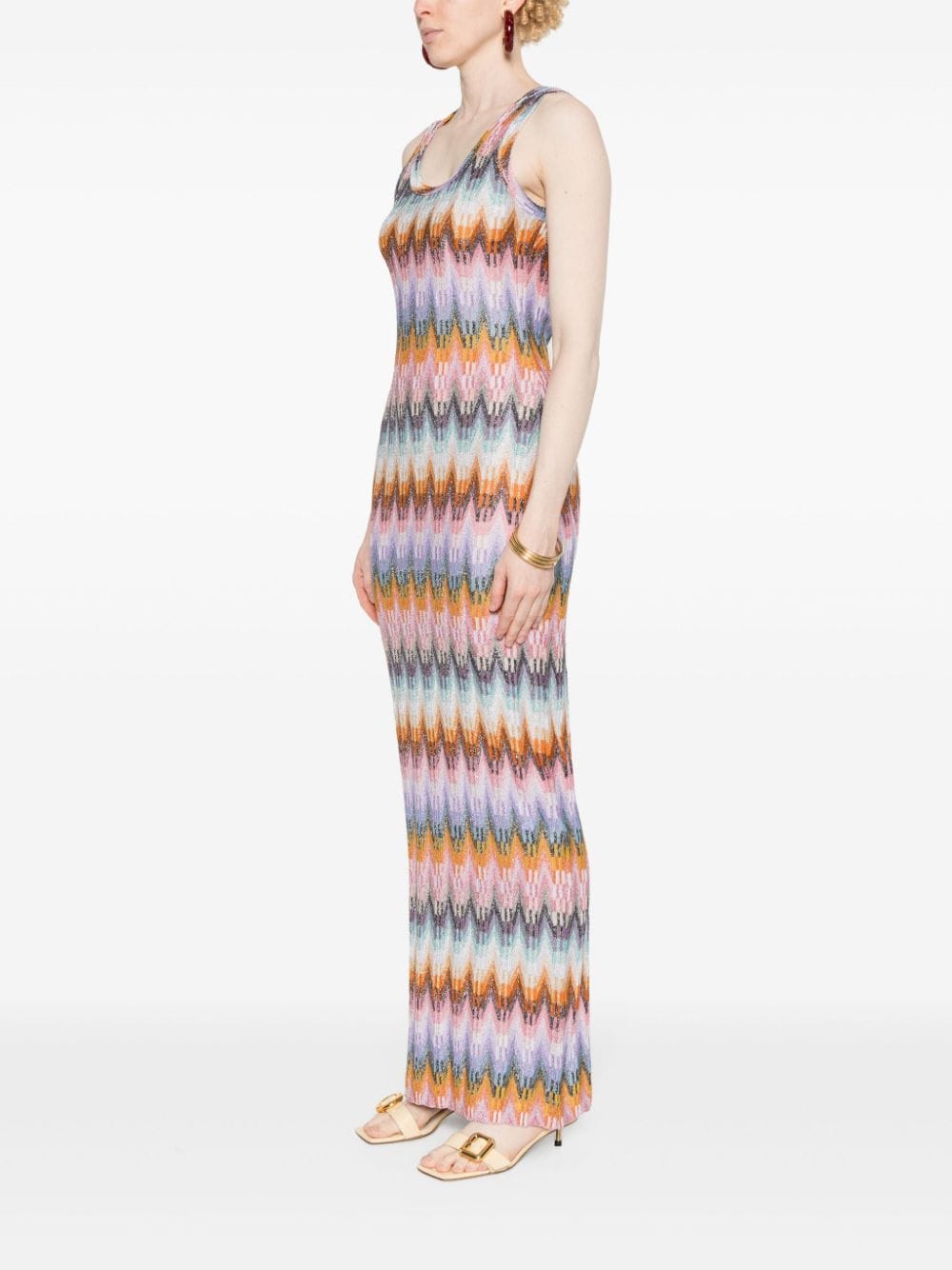 Missoni MISSONI- Zigzag Pattern Long Dress