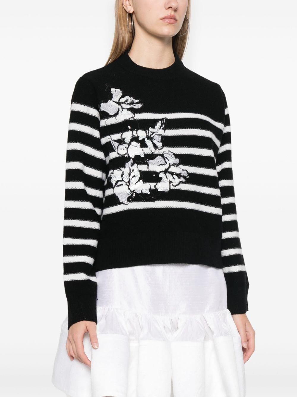 Ermanno ERMANNO- Wool Embroidered Sweater