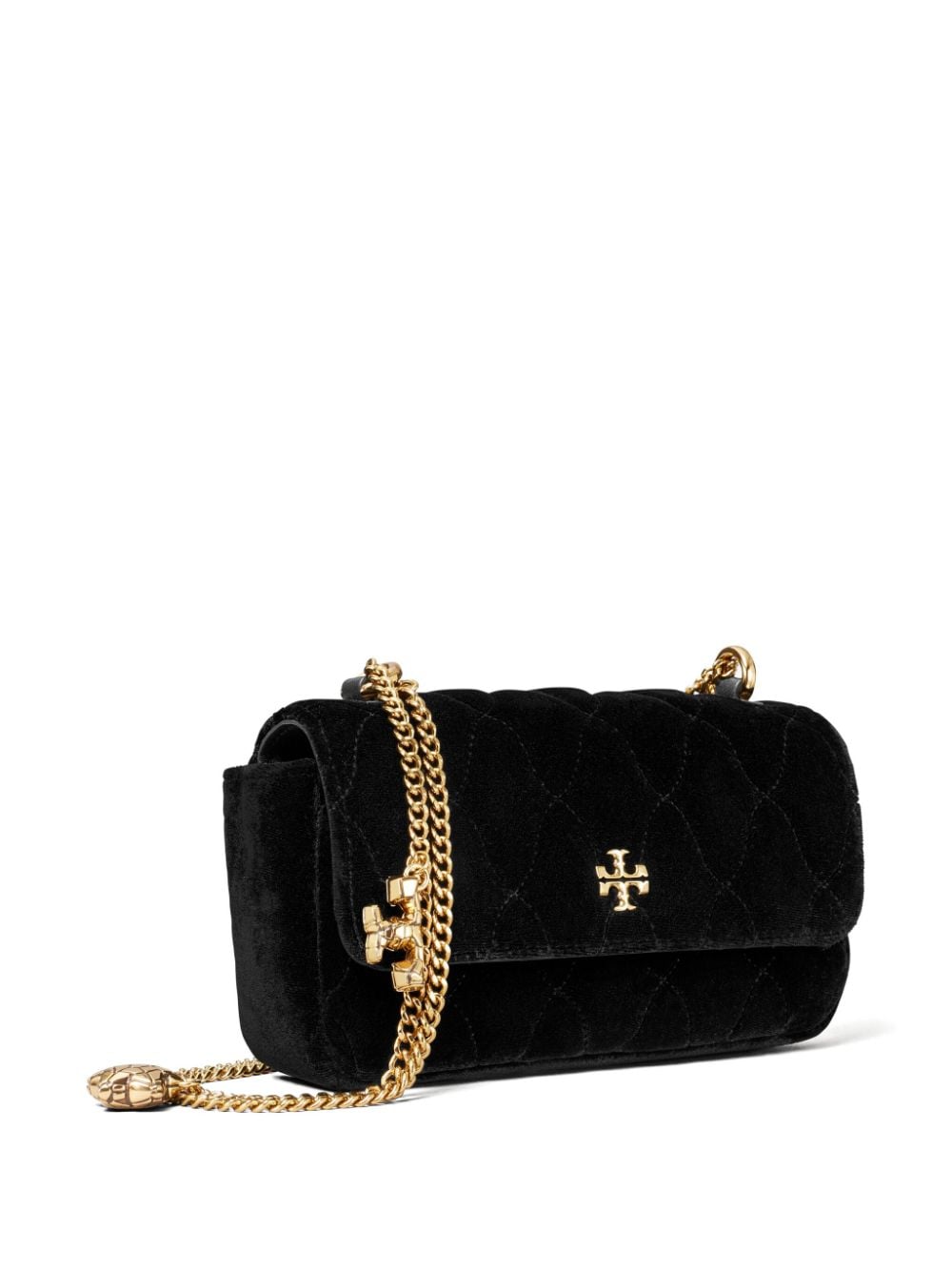 Tory Burch TORY BURCH- Kira Mini Velvet Shoulder Bag