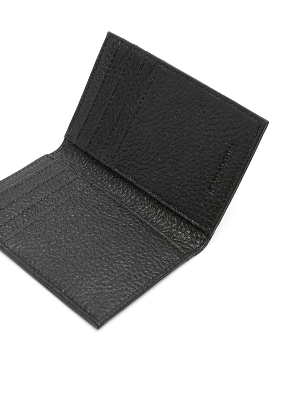 Emporio Armani EMPORIO ARMANI- Leather Credit Card Case