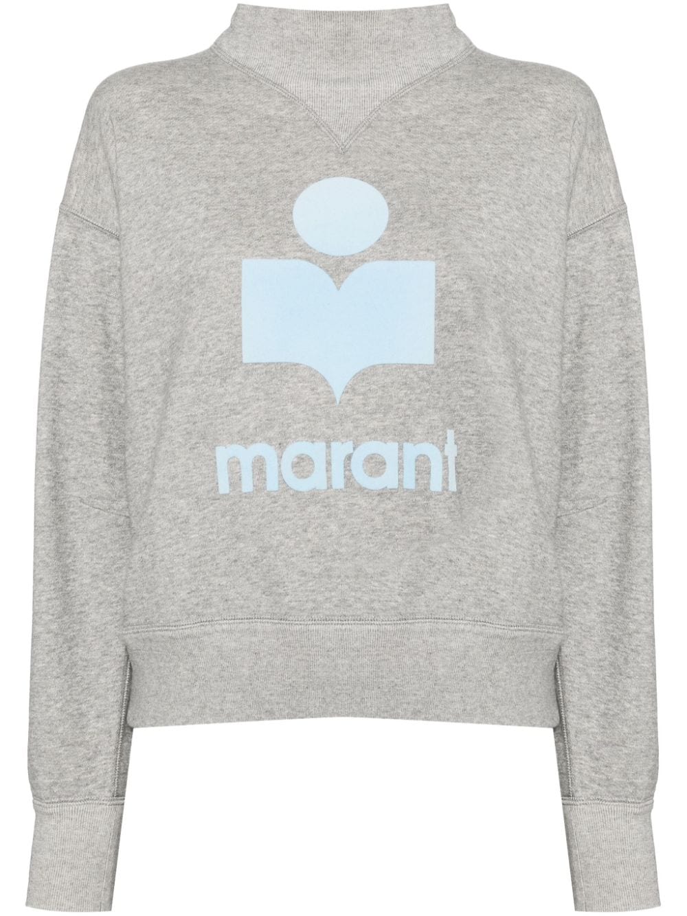 Marant Étoile MARANT ETOILE- Moby Logo Cotton Sweatshirt