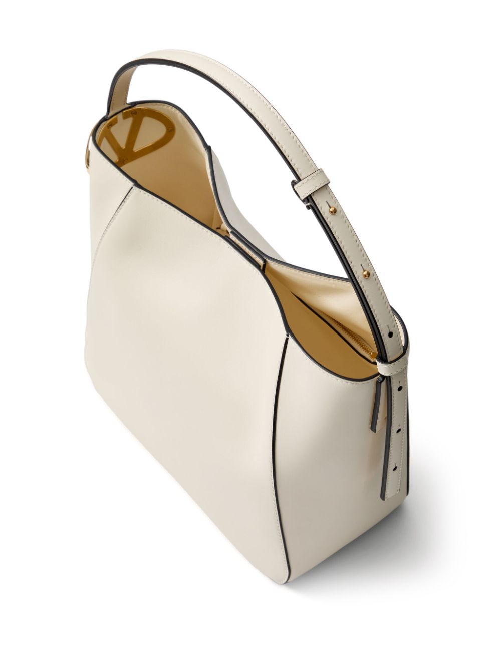 VALENTINO GARAVANI VALENTINO GARAVANI- Vlogo Side Leather Bucket Bag